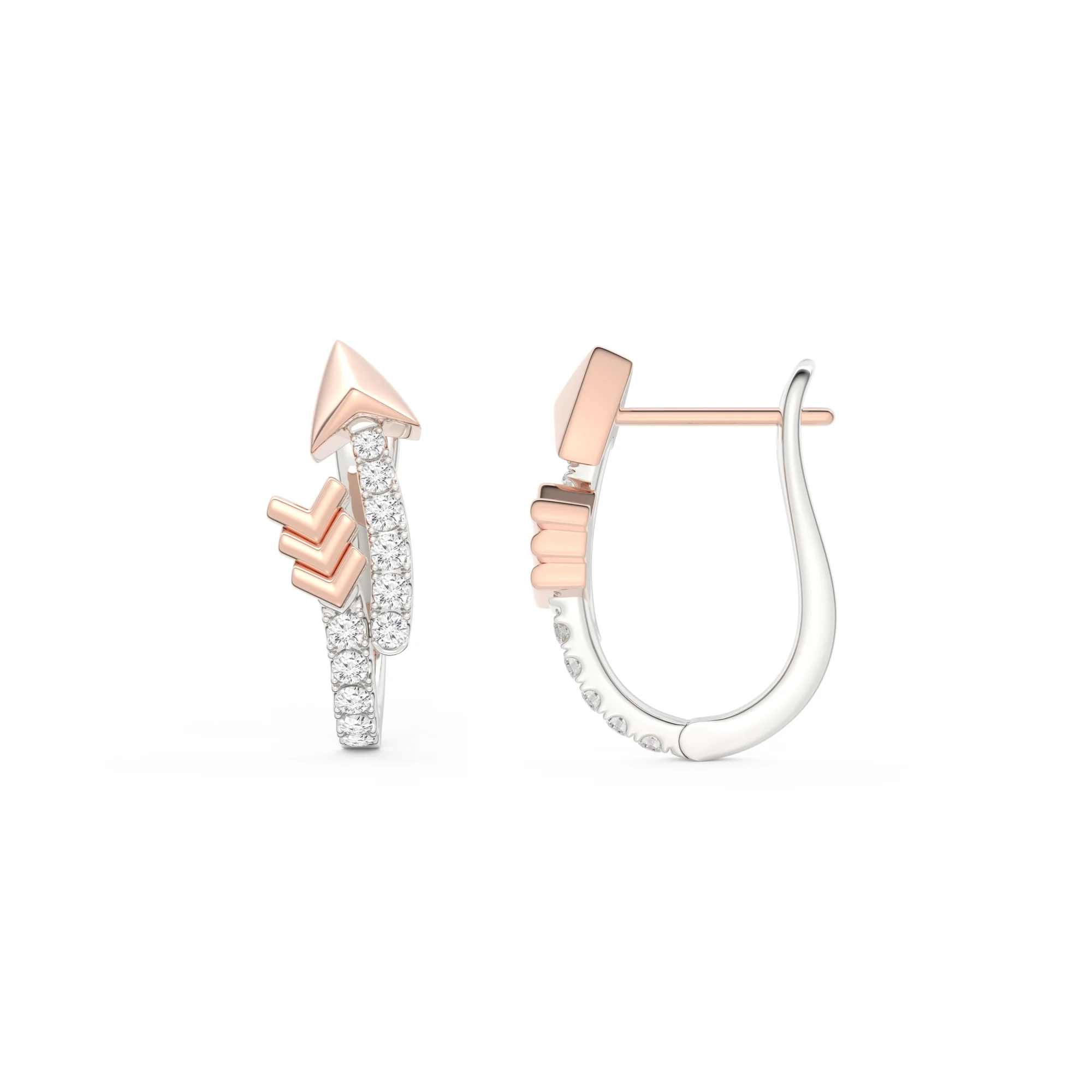 10K GOLD LOVESTRUCK DIAMOND EARRINGS